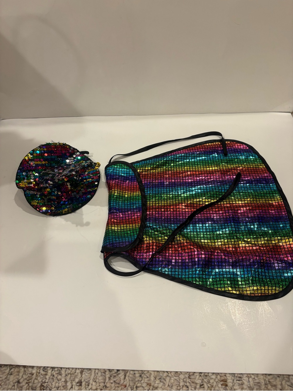 Vibrant Life XS-S Rainbow Witch Dog Halloween Costume